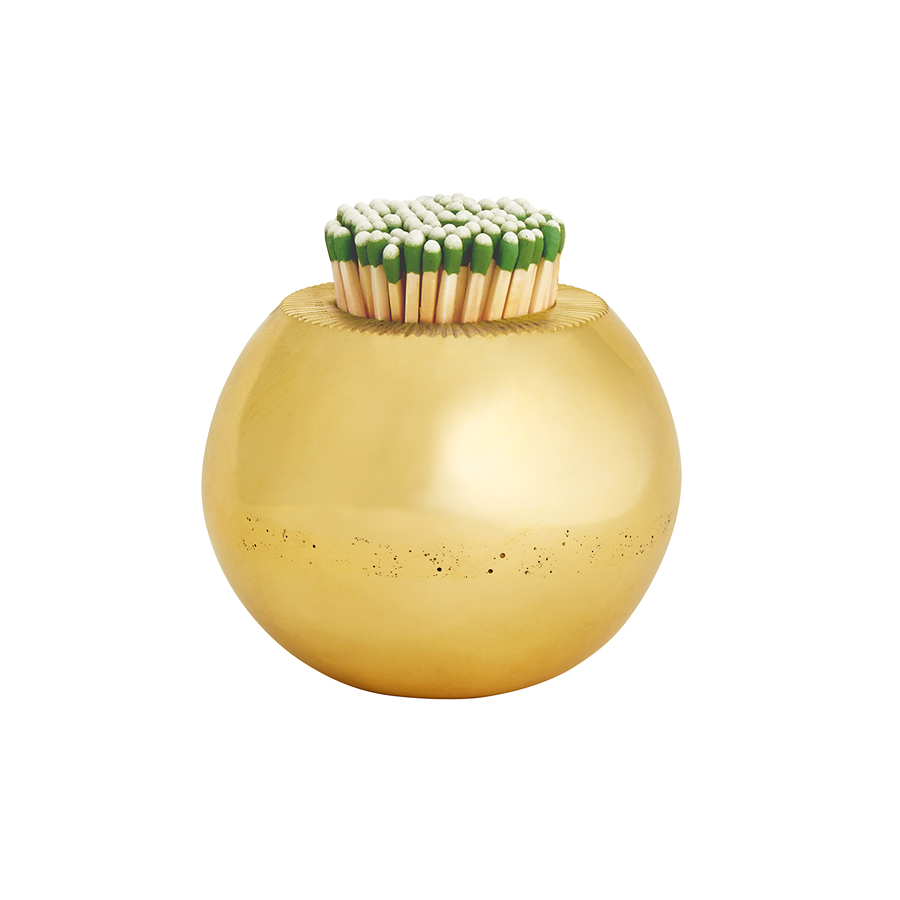 AERIN AERIN GOLD SPHERE MATCHSTRIKER