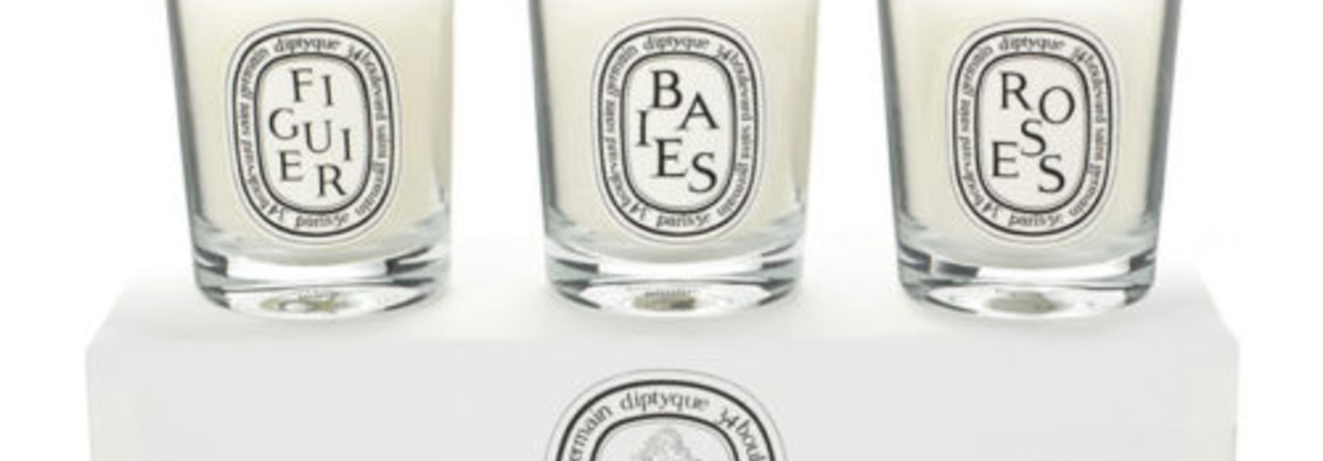 DIPTYQUE MINI SET OF 3 CANDLES