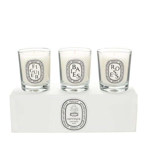 DIPTYQUE MINI SET OF 3 CANDLES-1