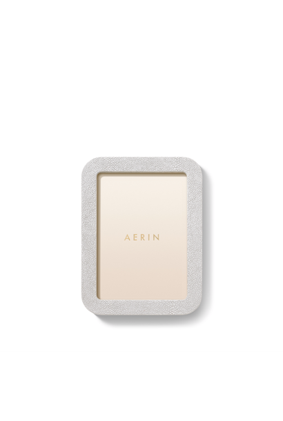 AERIN MODERN SHAGREEN FRAME CREAM 8X10 LONGORIA COLLECTION