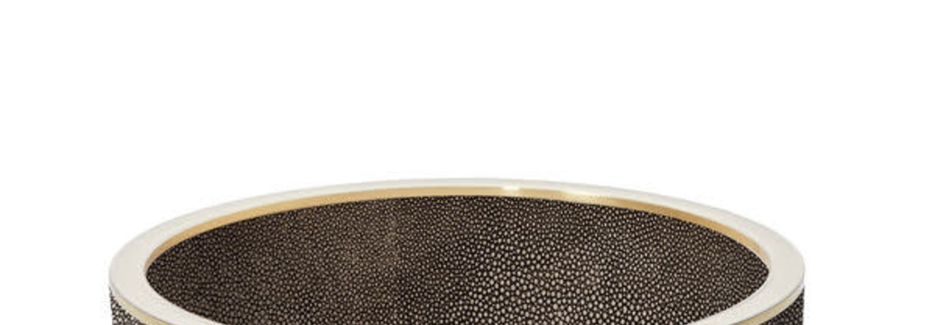 SHAGREEN WINE COASTER CHOCOLATE