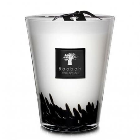 CANDLE/FEATHERS BLACK MAX 24 - LONGORIA COLLECTION