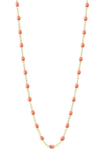 GIGI CLASSIC NECKLACE 16.5-SAUMON