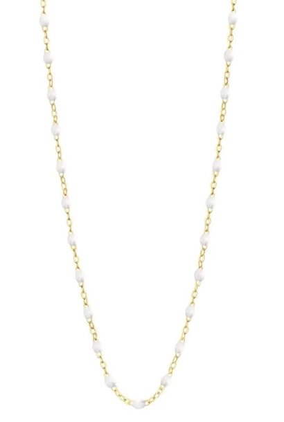 GIGI CLASSIC NECKLACE 16.5-WHITE