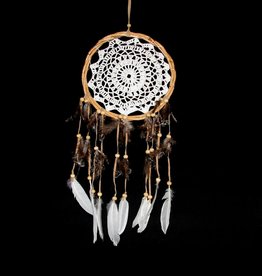 Dream Catcher with twisted  rattan ring.