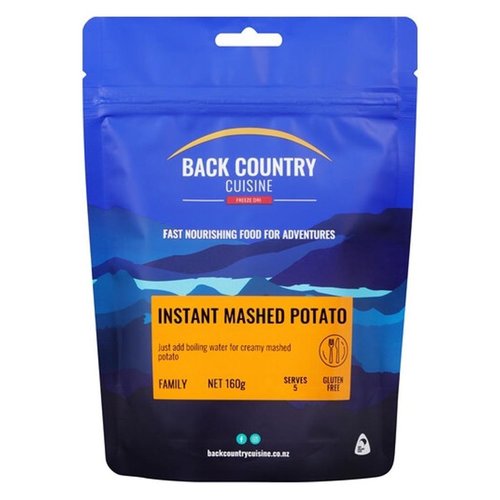 BACKCOUNTRY Backcountry Instant Mash Potato 160gm (Family) BACKCOUNTRY Backcountry Instant Mash Potato 160gm (Family)