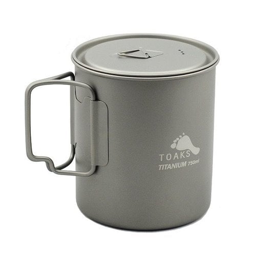 TOAKS Toaks Titanium Pot  With Lid And Handle 750ml