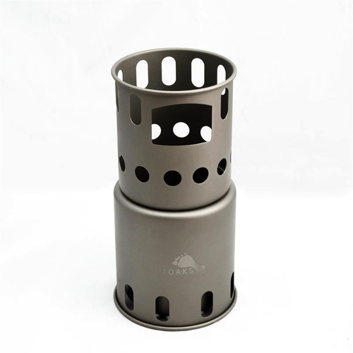TOAKS Toaks Titanium Backpacking Wood Burning Stove - Small TOAKS Toaks Titanium Backpacking Wood Burning Stove - Small