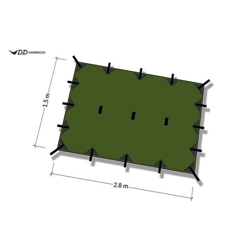 DD HAMMOCKS DD Hammocks DD Tarp-S 2.8m X 1.5m DD HAMMOCKS DD Hammocks DD Tarp-S 2.8m X 1.5m