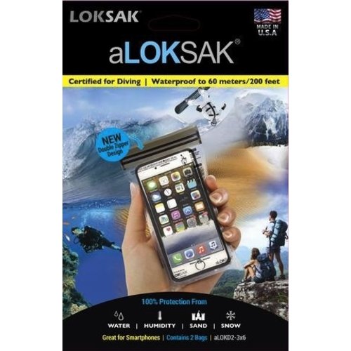 ALOKSAK Aloksak Wateproof Bag Multi Packs Size 3x6 (2pack) ALOKSAK Aloksak Wateproof Bag Multi Packs Size 3x6 (2pack)