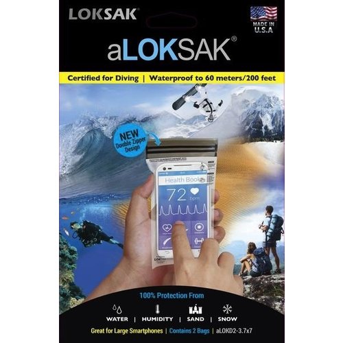ALOKSAK Aloksak Waterproof Bag Multi Packs Size 3.75x7 (2 Pack) ALOKSAK Aloksak Waterproof Bag Multi Packs Size 3.75x7 (2 Pack)