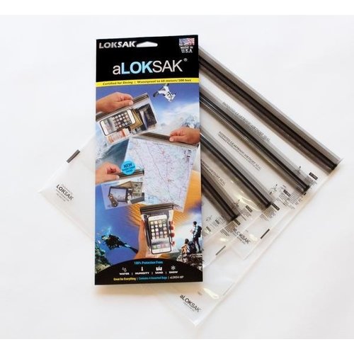 ALOKSAK Aloksak Waterproof Bag Multi Packs Size MP-1each Of 4x7 6x6 9x6 12x12 (4 Total) ALOKSAK Aloksak Waterproof Bag Multi Packs Size MP-1each Of 4x7 6x6 9x6 12x12 (4 Total)