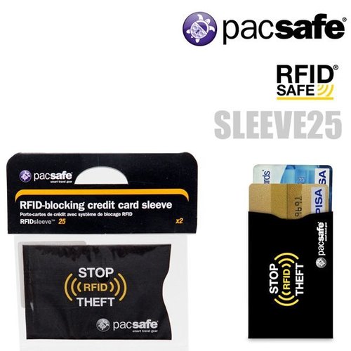 PACSAFE PACSAFE RFIDSLEEVE 25 - N2 PACK PACSAFE PACSAFE RFIDSLEEVE 25 - N2 PACK