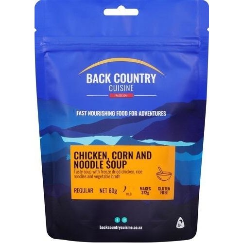 BACKCOUNTRY Backcountry Chicken Corn And Noodle Soup Single Serve BACKCOUNTRY Backcountry Chicken Corn And Noodle Soup Single Serve