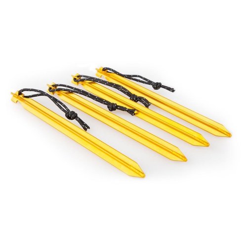 WILDERNESS EQUIP WILDERNESS EQUIPMENT TENT PEG QUAD 17CM GOLD 4PK WILDERNESS EQUIP WILDERNESS EQUIPMENT TENT PEG QUAD 17CM GOLD 4PK
