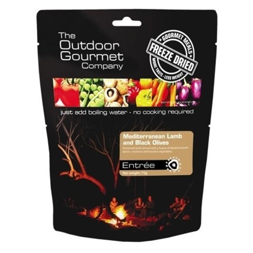 BACKCOUNTRY Outdoor Gourmet Mediterranean Lamb With Black Olives (Double Serve) BACKCOUNTRY Outdoor Gourmet Mediterranean Lamb With Black Olives (Double Serve)