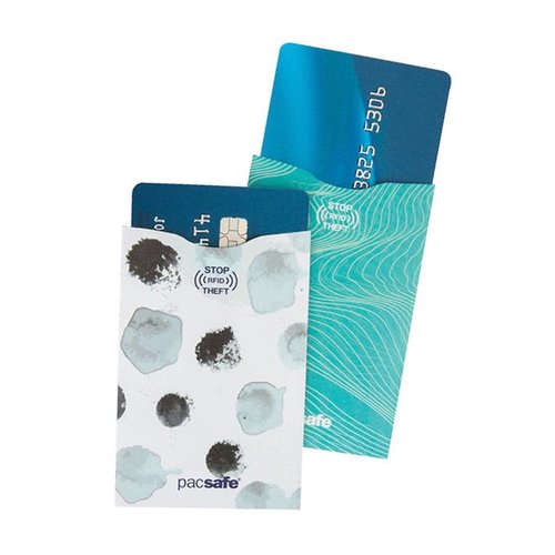 PACSAFE PACSAFE RFIDSLEEVE 25 - 2 PACK WATER PACSAFE PACSAFE RFIDSLEEVE 25 - 2 PACK WATER