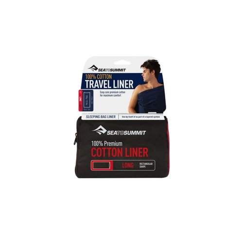 SEA TO SUMMIT Sea To Summit Cotton Liner Long Navy SEA TO SUMMIT Sea To Summit Cotton Liner Long Navy