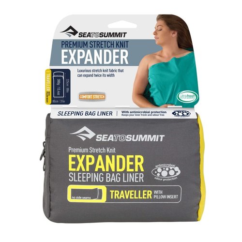 SEA TO SUMMIT Sea To Summit Expander Liner Traveller With Pillow Insert Navy SEA TO SUMMIT Sea To Summit Expander Liner Traveller With Pillow Insert Navy