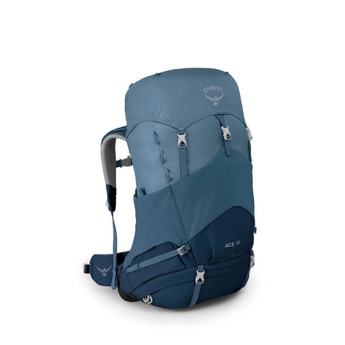 OSPREY Osprey Ace 38 Kid’s Hiking Pack Blue Hills O/S OSPREY Osprey Ace 38 Kid’s Hiking Pack Blue Hills O/S