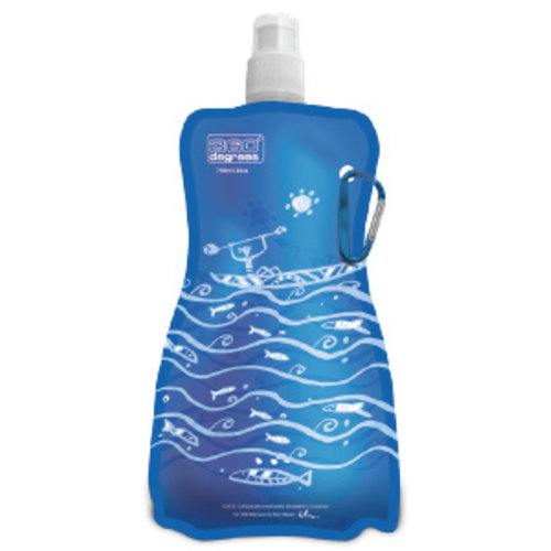 360 DEGREES 360 Degrees Flexi Bottle Blue 360 DEGREES 360 Degrees Flexi Bottle Blue