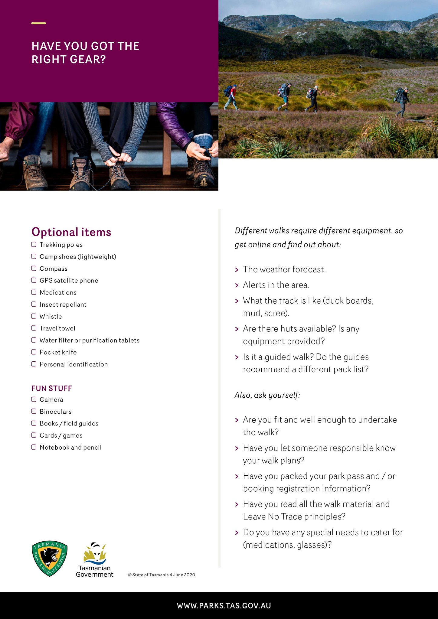 Overland Track Gear List Backpacking Light Australia