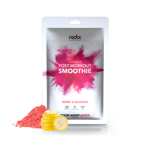RADIX NUTRITION Radix Nutrition Ultimate Post-Workout Berry & Banana Smoothie RADIX NUTRITION Radix Nutrition Ultimate Post-Workout Berry & Banana Smoothie