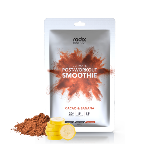 RADIX NUTRITION Radix Nutrition Ultimate Post-Workout Cacao & Banana Smoothie RADIX NUTRITION Radix Nutrition Ultimate Post-Workout Cacao & Banana Smoothie