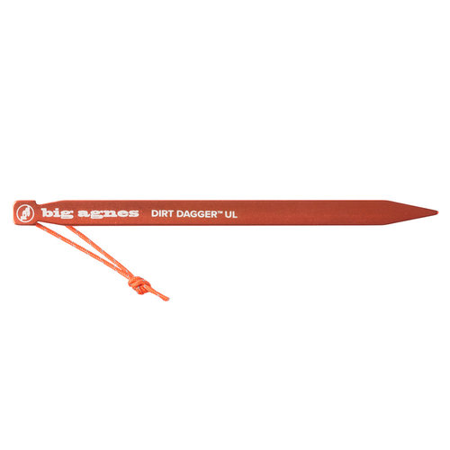 BIG AGNES Big Agnes Dirt Dagger UL 7.5" Tent Pegs Each BIG AGNES Big Agnes Dirt Dagger UL 7.5" Tent Pegs Each