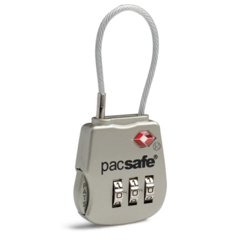 PACSAFE Pacsafe Prosafe 800 TSA 3-Dial Cable Lock PACSAFE Pacsafe Prosafe 800 TSA 3-Dial Cable Lock