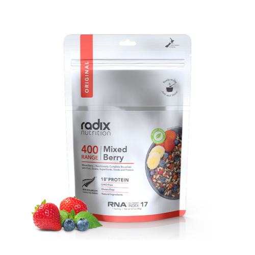 RADIX NUTRITION Radix Nutrition Original 400 Plant-Based Mixed Berry Breakfast RADIX NUTRITION Radix Nutrition Original 400 Plant-Based Mixed Berry Breakfast