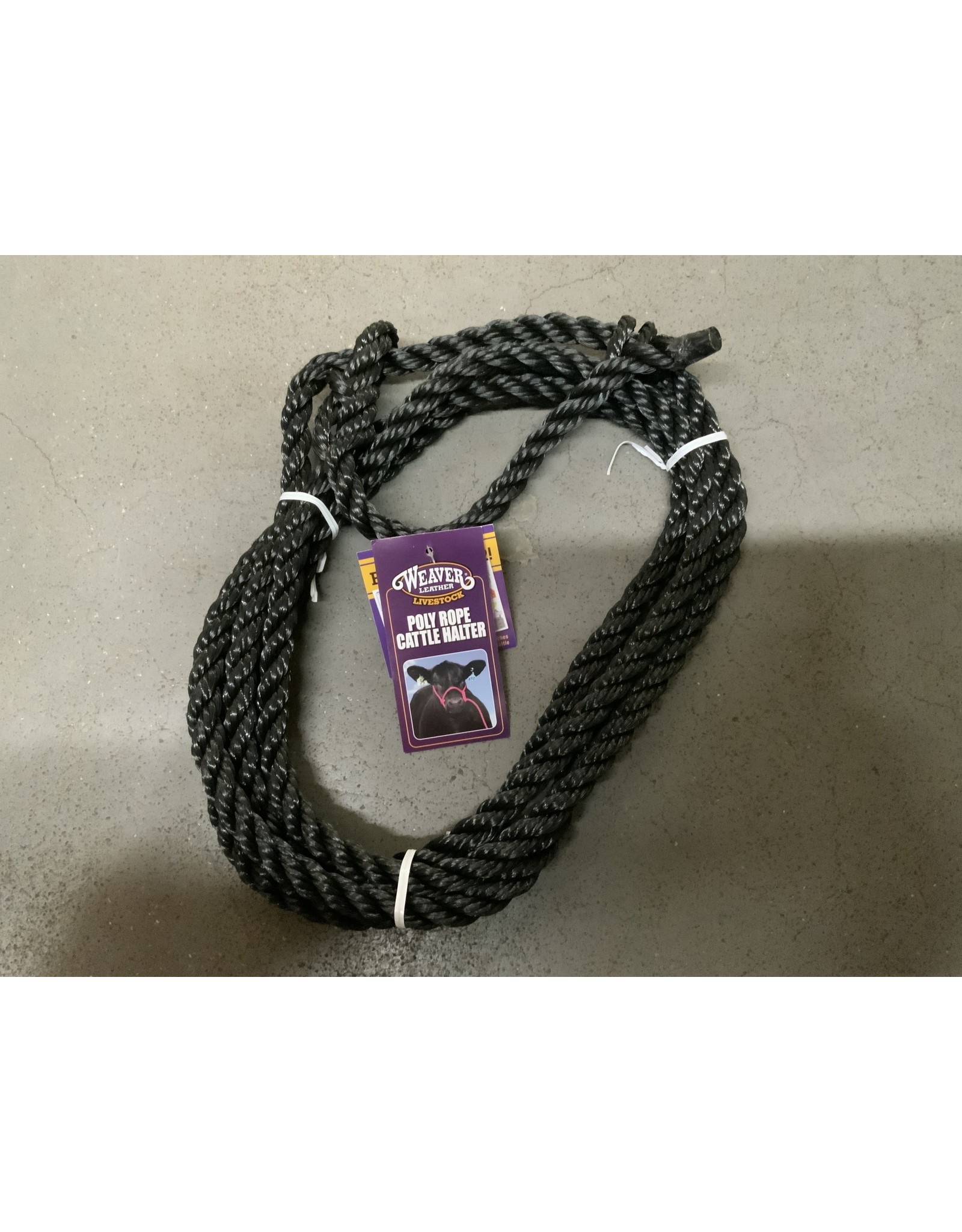Cow Halter - Poly Rope Cattle Halter - Black - 35-7900-BK (Box of 26 of various colors - #93-2003)
