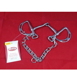Weaver Snaffle D Bit  w/ Adjustable Clip Areas for Reins 25-5601