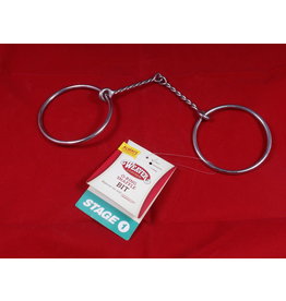 Weaver O  Ring Snaffle Bit Moderate Stage 1 Fine Twisted Wire O Ring 25-5454