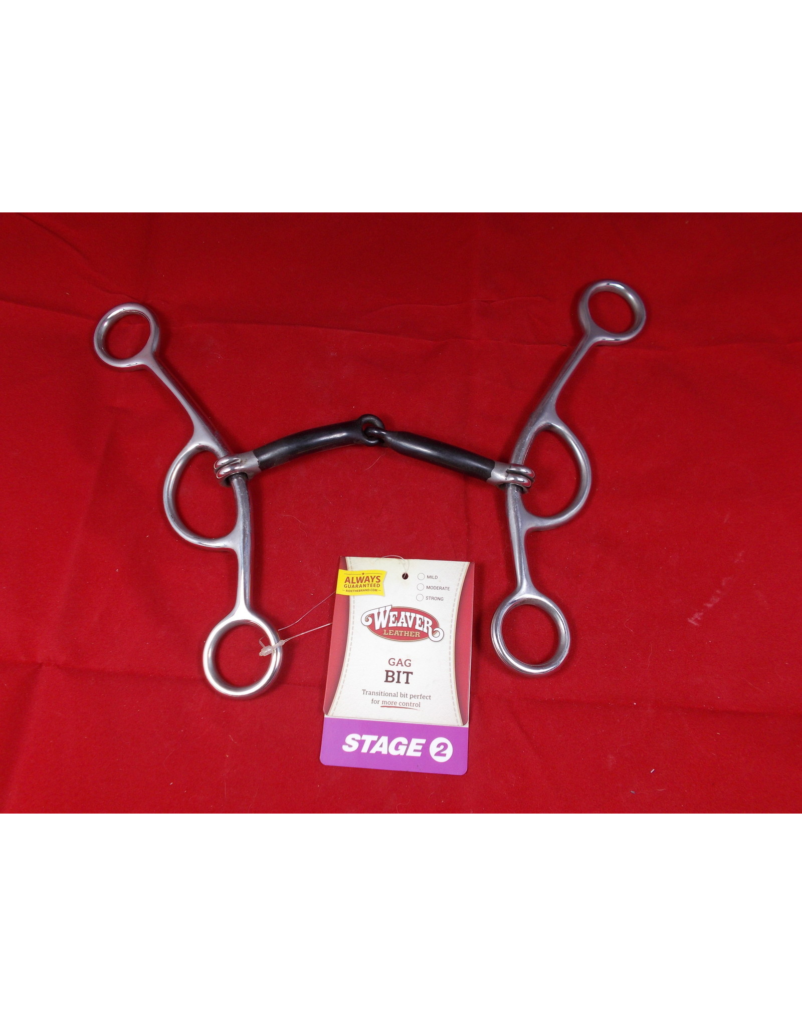 Weaver Weaver Leather  Gag Bit w/ Shank  Stage 2 Moderate 25-1816