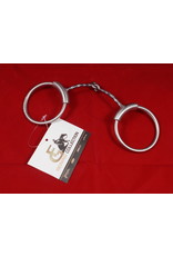 Francois Gauthier Sweet Iron Slow Twist Snaffle Bit Sliding Sleeves - 5 1/8"- 255341