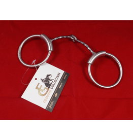 Francois Gauthier Sweet Iron Slow Twist Snaffle Bit Sliding Sleeves - 5 1/8"- 255341