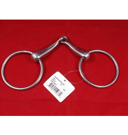 SS Loose Ring Snaffle Bit- 5" Mouth w/ 3" Rings