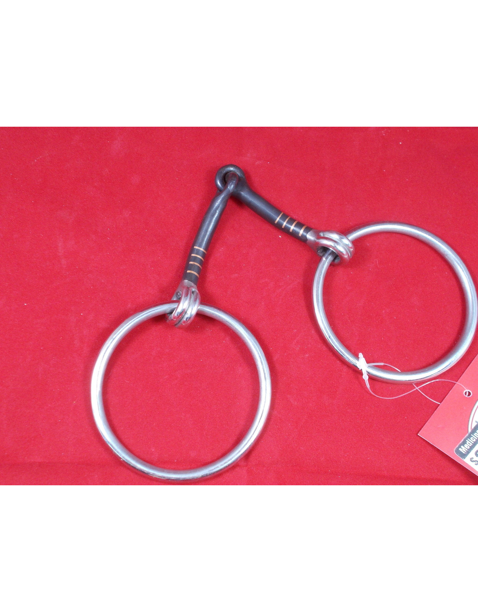 BIT* Loose Ring Snaffle - Black Steel - Copper Inlay - 2 3/4" Rings - #255441-50