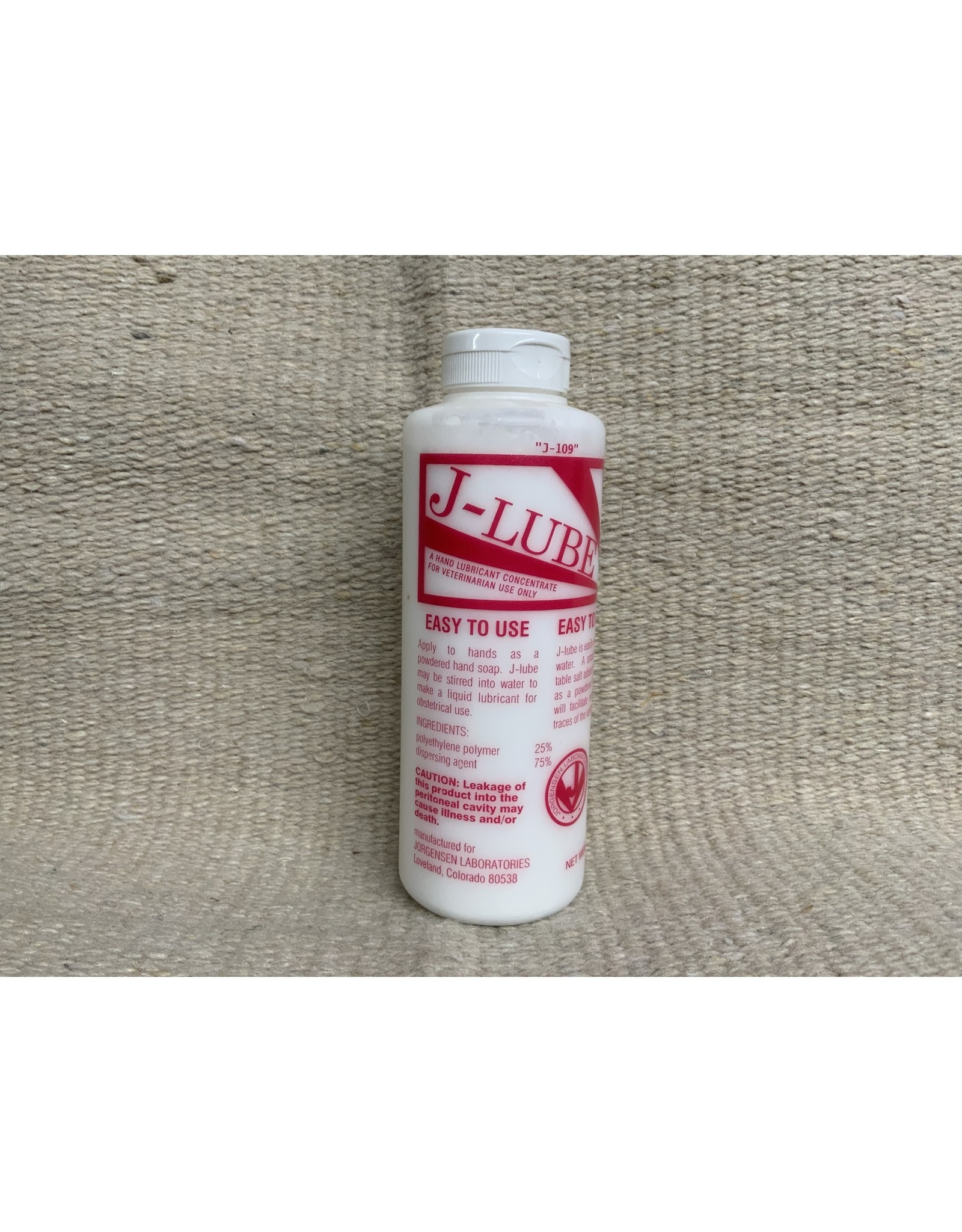 J-Lube (Hand lubricant for veterinary use only) 284g 100-041