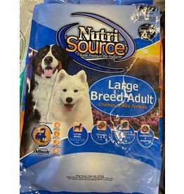 Nutri Source NUTRI SOURCE*  LARGE BREED ADULT DOG FOOD - CHICKEN AND RICE - 26LB (Bag Blue) 38054