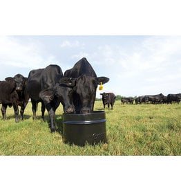 Crystalyx MINERAL-LYX - Steel 250lbs - Basic mineral without protein for producers with high quality forage who just need minerals and vitamins  Calcium 4.0% Phosphorus 4.0% Mag. 3.0% Vitamin A, Min	220,000 IU/
