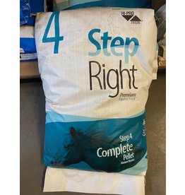 Step Right STEP RIGHT - STEP  4 - COMPLETE PELLET (20)  - NSC 21.5 - CP 12%, Fat 2.5%, Fiber 14%