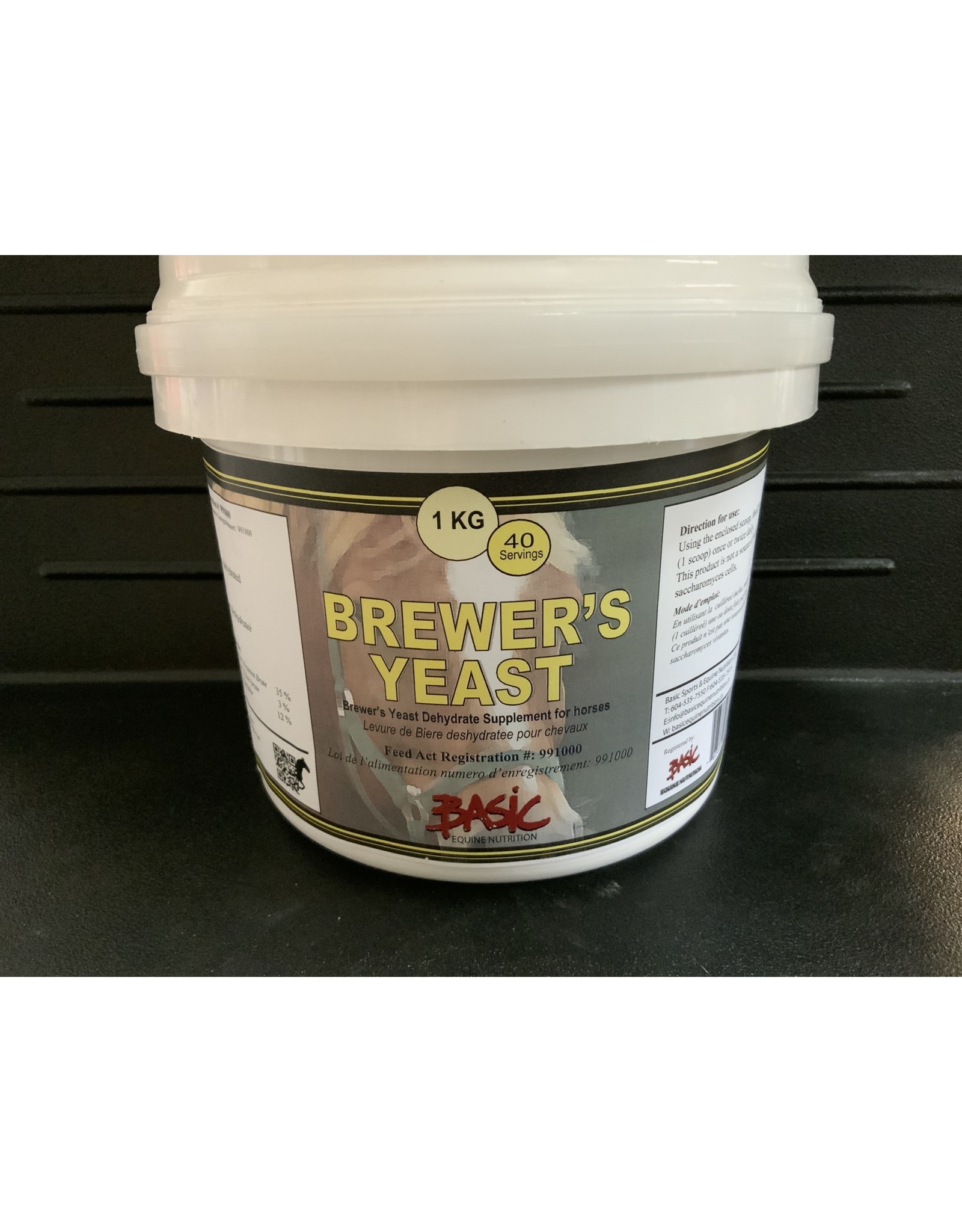 Brewers Yeast  1kg TEN640 - pro-biotic supplement promotes gut health, improving digestion and nutrient availability. Brewer’s Yeast is an excellent source of all the B complex vitamins.