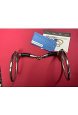 Bit* Francois Gauthier O-ring Pinchless Snaffle w/Rubber Covered Bars 5 1/8" 255153