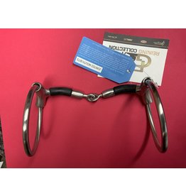 Francois Gauthier O-ring Pinchless Snaffle Bit w/Rubber Covered Bars 5 1/8" 255153