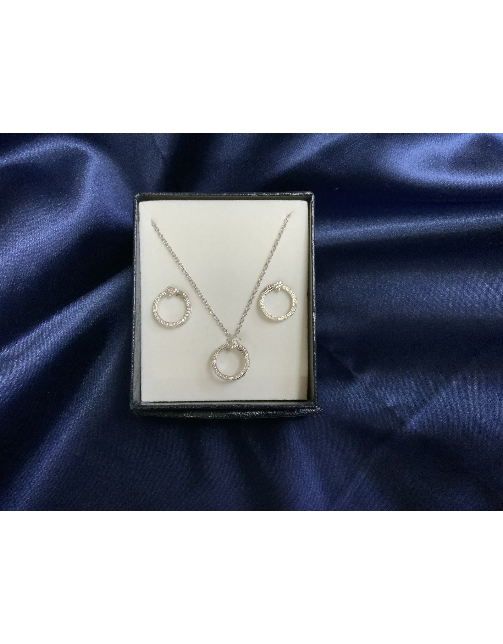 Montana Silversmith Necklace/ Earring - Circle Diamond JS4381 - Montana Silversmiths
