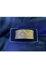 Montana Silversmith Bracelet - Wide Diamond Cuff #BC2601TRI