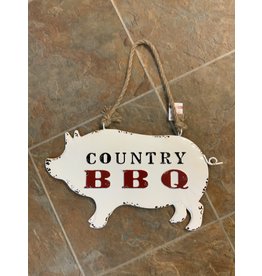 Sign- Pig, Country BBQ 8T1536