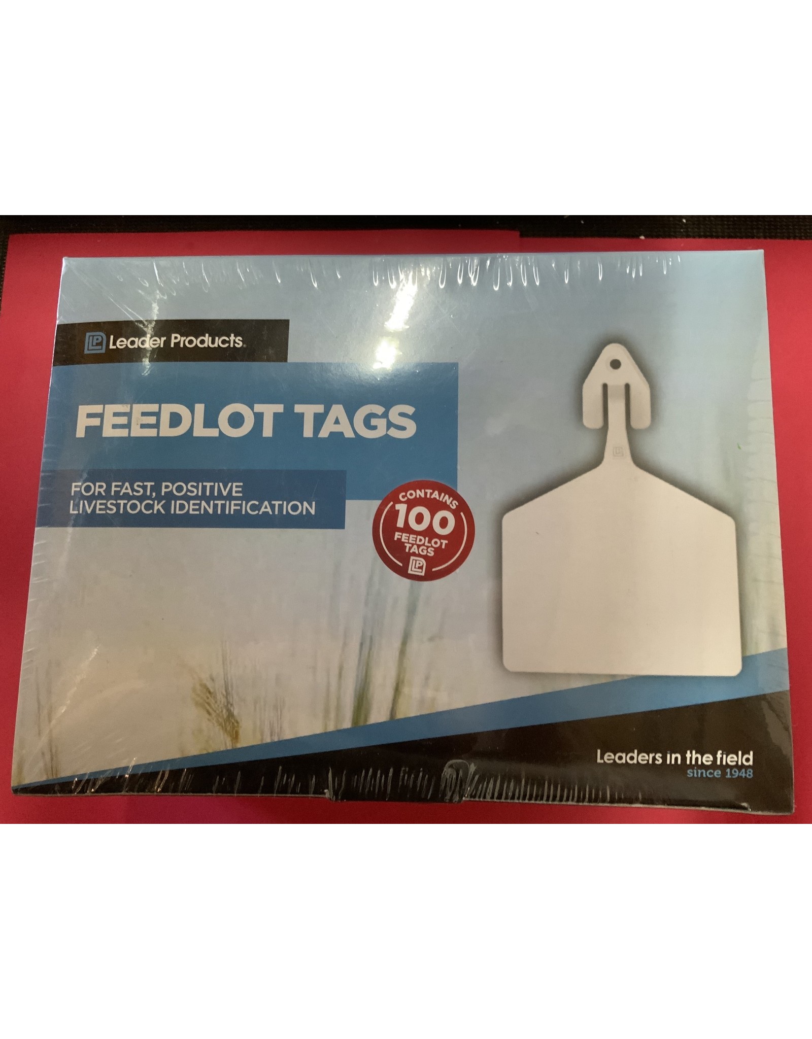 Leader TAG* LEADER FEEDLOT TAGS 100 - Red FT10